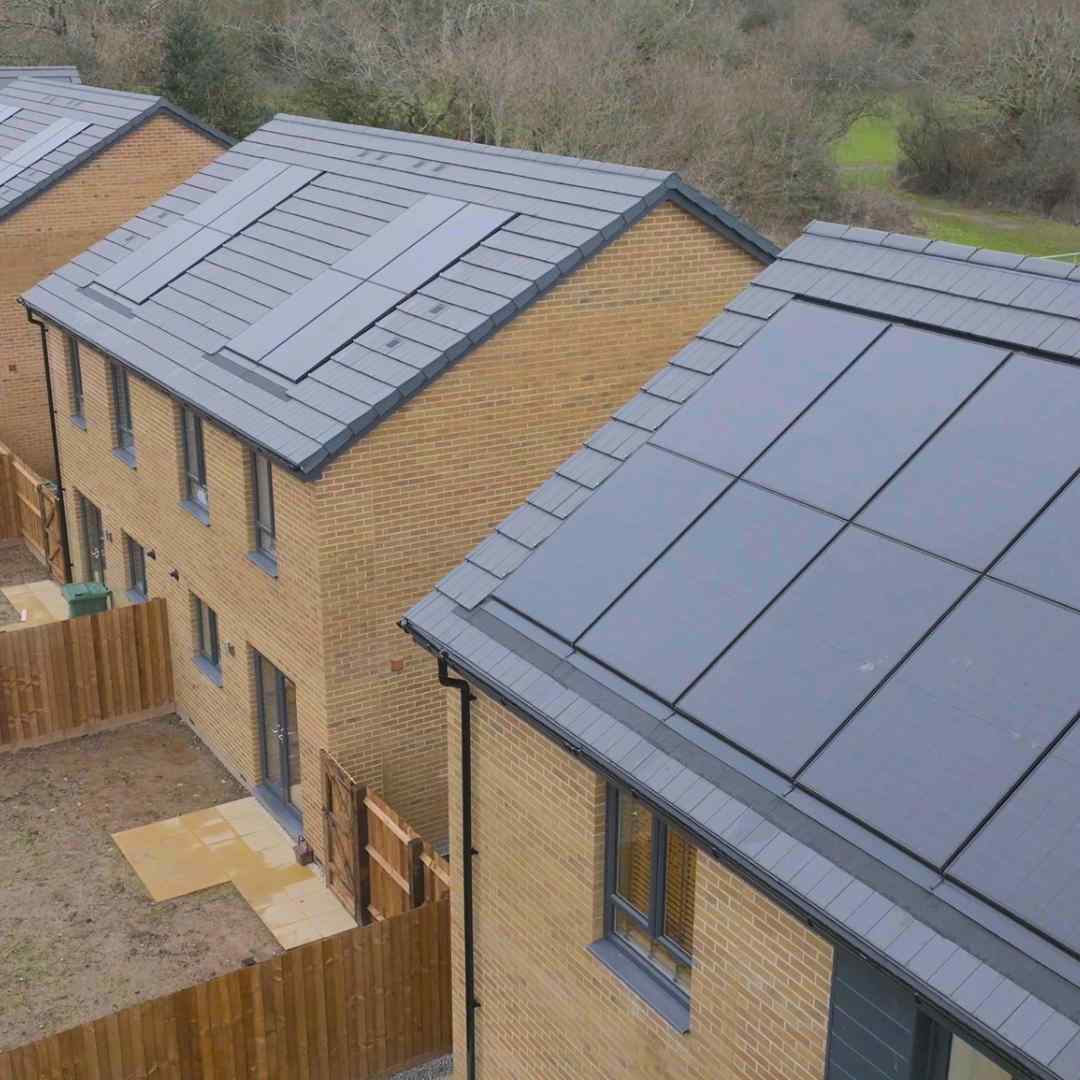 New Build Development with Solar Panels